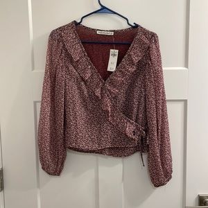 Abercrombie Wrap Blouse
